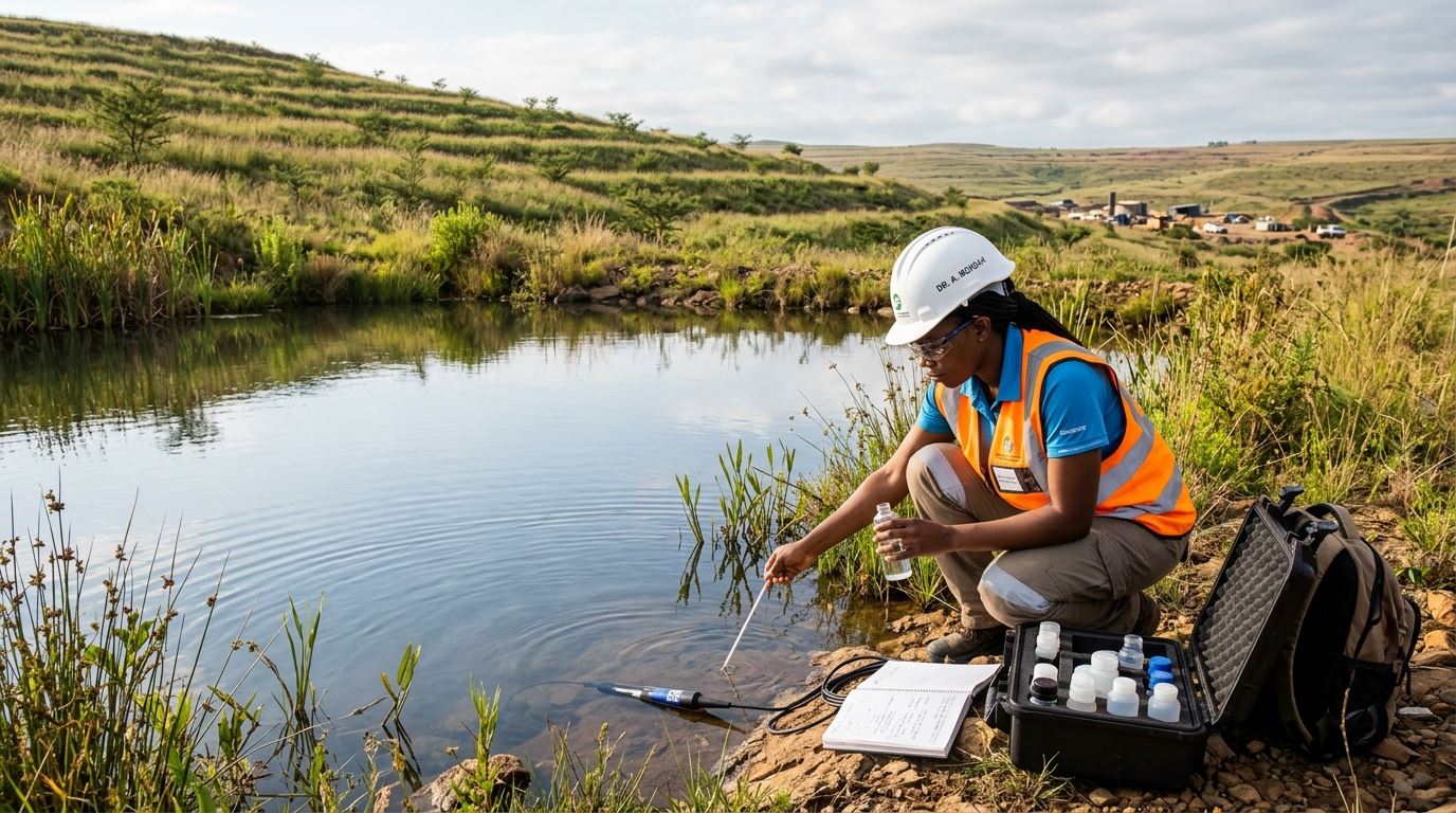 Environmental Stewardship and Ecological Monitoring at African Mine Rehabilitation Site