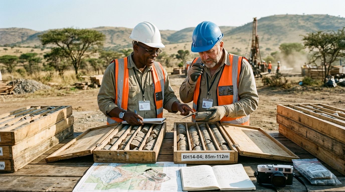 African Mining Investment Origination and Geological Drill Core Evaluation
